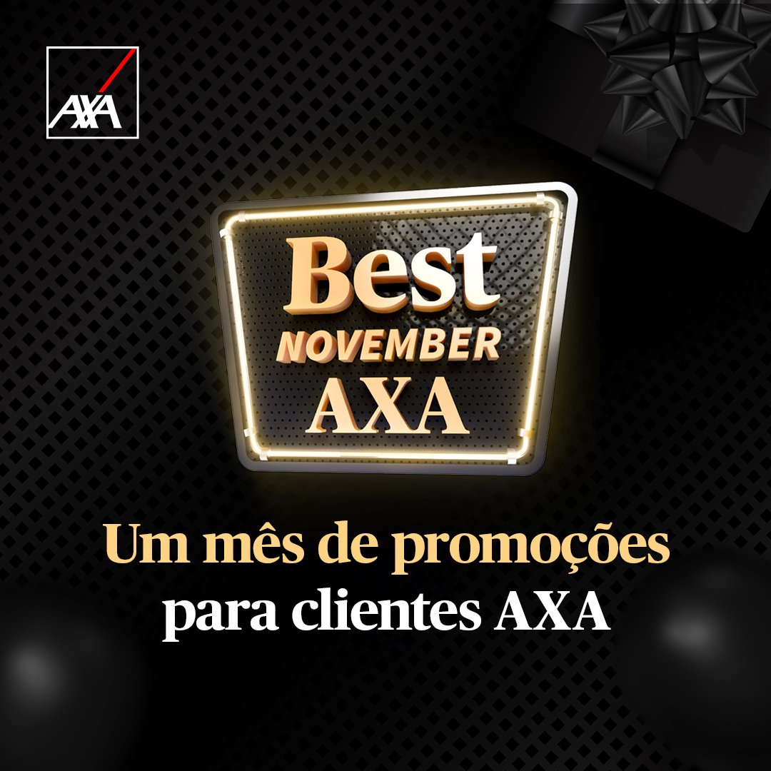 AXA no Brasil faz um mês inteiro de promoções com best november