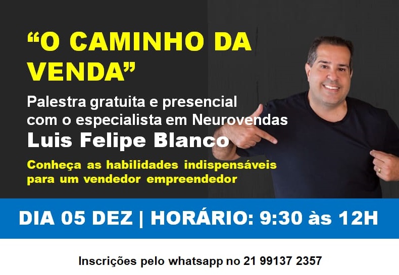 Especialista em Neurovendas ministra palestra para corretores no Rio de Janeiro