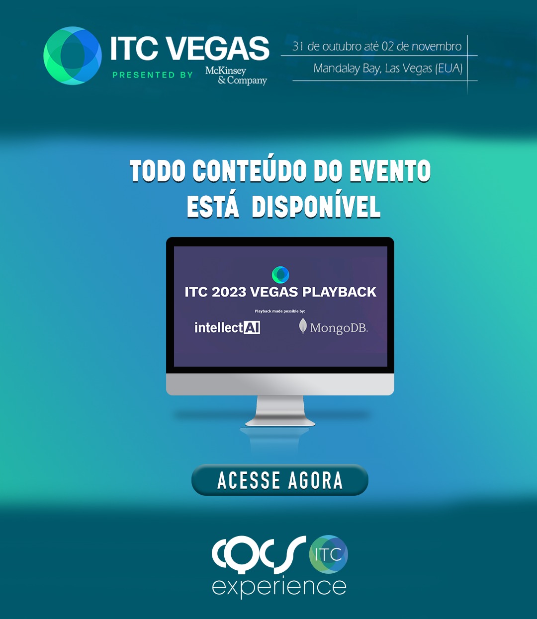 Site do ITC disponibiliza todas as apresentações do evento