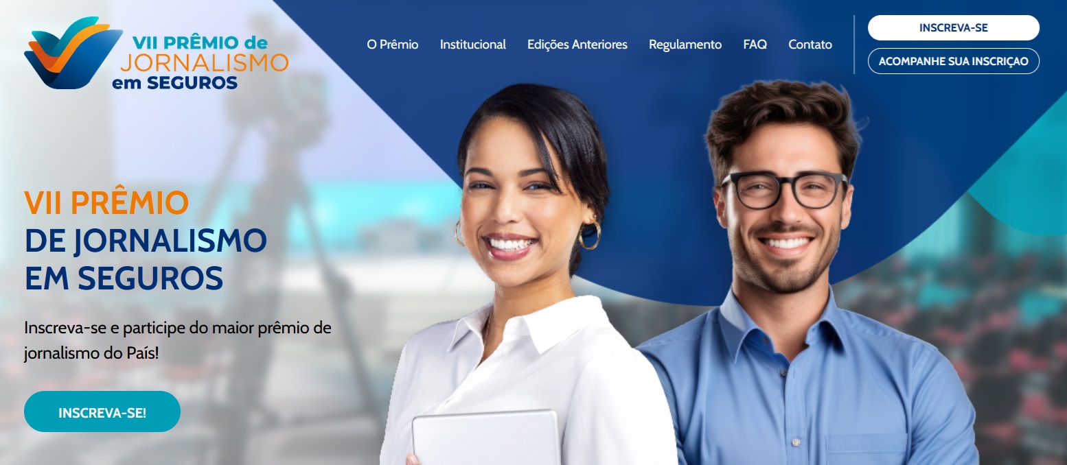 Inscrições abertas para o VII Prêmio de Jornalismo em Seguros