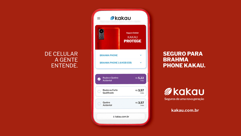 Kakau oferece seguro para o “Brahma Phone” e outros celulares no Carnaval