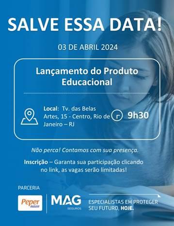 CCS-RJ apoia lançamento de produto educacional da MAG