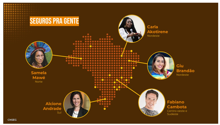 CNseg inaugura o “Seguro pra Gente” com influenciadores de todo Brasil