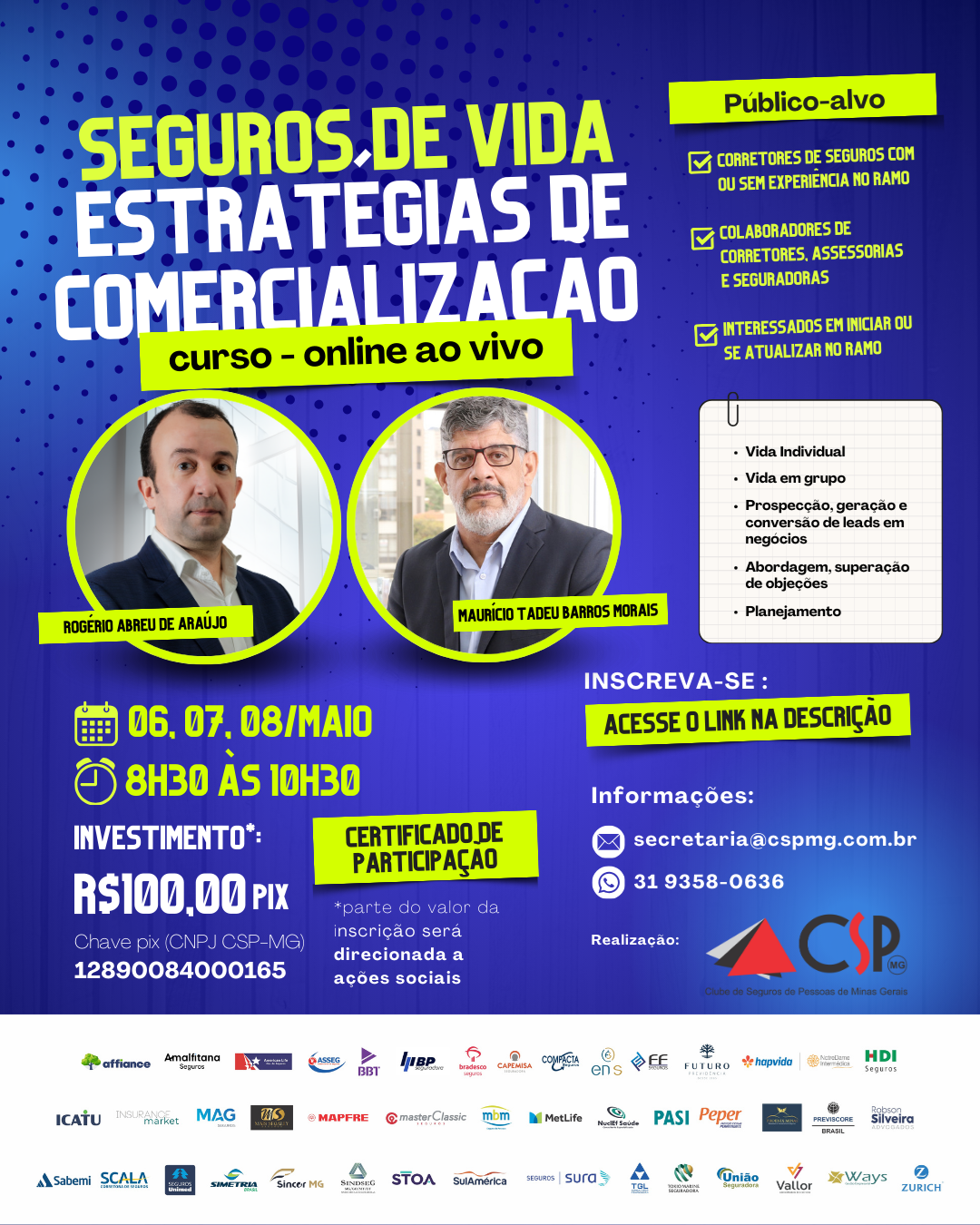 CSP-MG lança série de cursos de capacitação