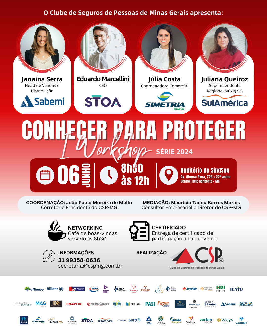 CSP-MG promove temporada de workshops de capacitação