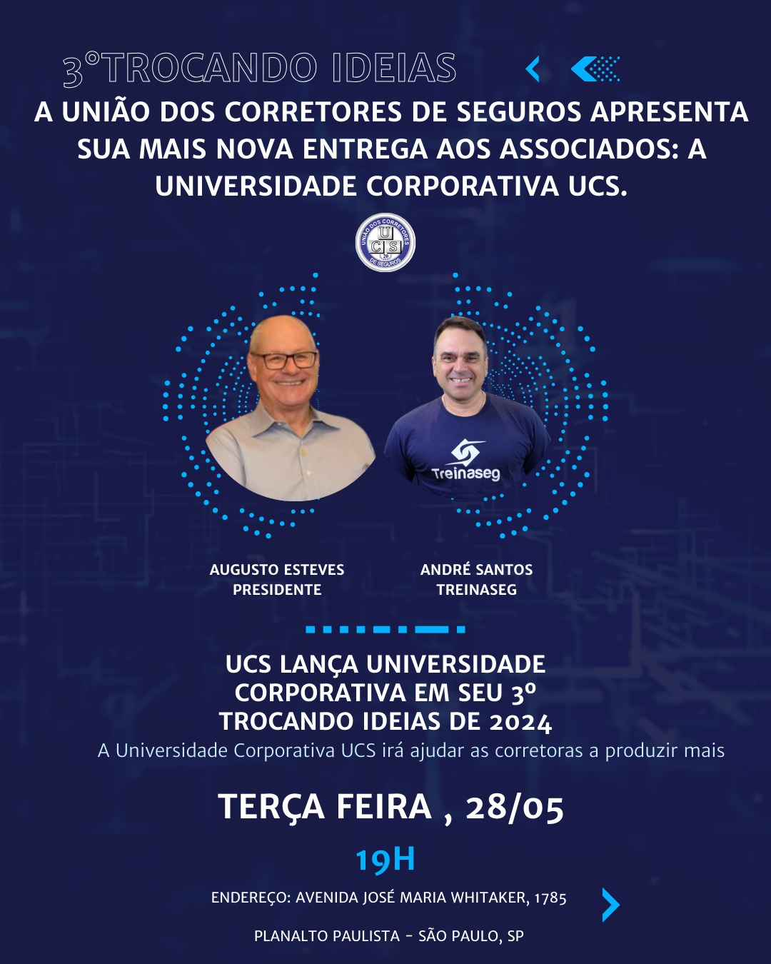 UCS lança universidade corporativa em seu 3º Trocando Ideias de 2024