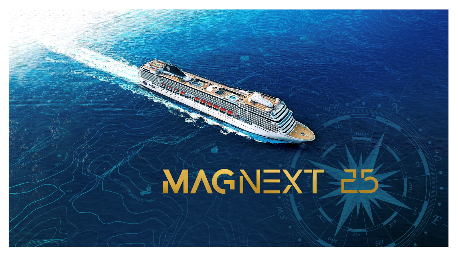 MAG Seguros surpreende no setor e levará funcionários, corretores campeões de venda e parceiros para navio em 2025