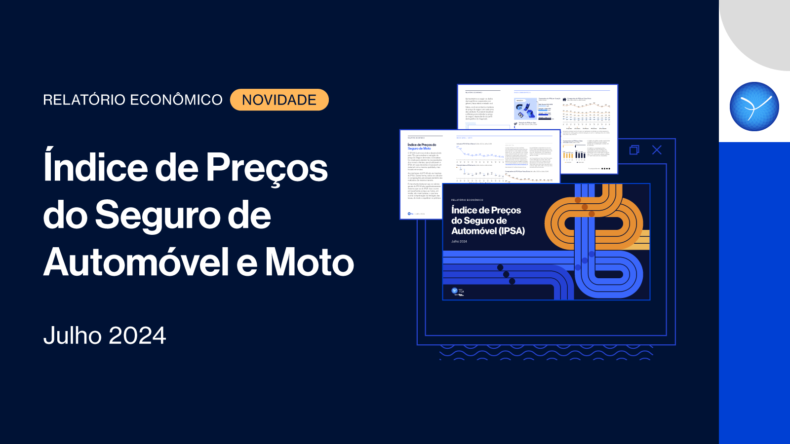TEx apresenta inédito IPS-M (Índice de Preços do Seguro de Moto) junto com números do IPSA de julho, que apresenta queda no mês