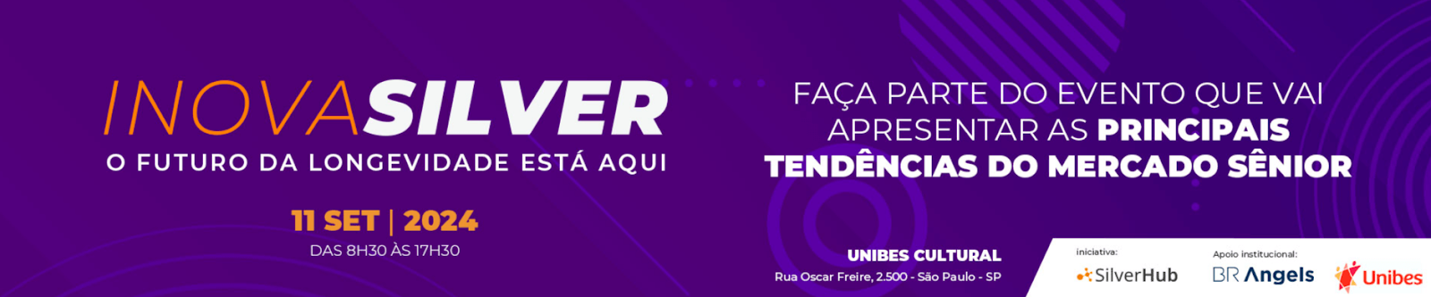 2º Inova Silver tem data marcada para setembro e conta com grandes nomes para discutir o futuro do mercado da longevidade