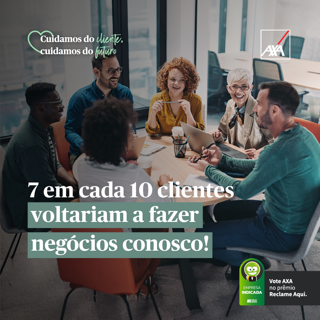 No Mês do Cliente, AXA no Brasil reforça seu compromisso com excelência no atendimento