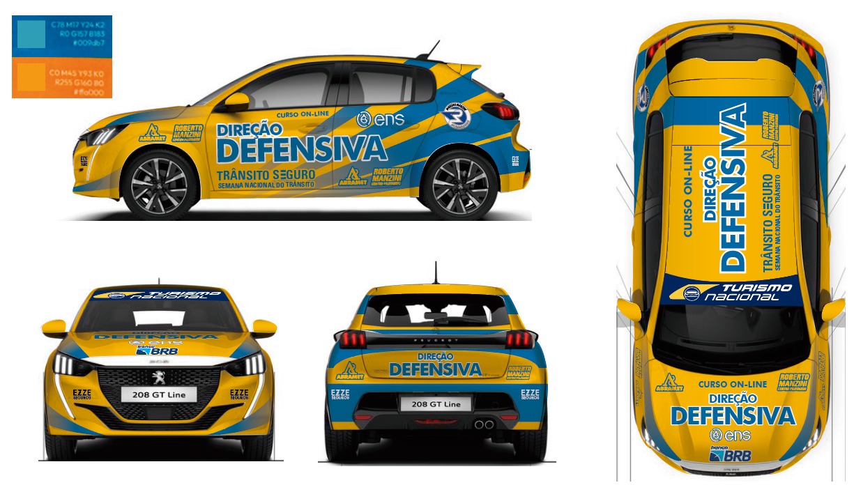 Em prova da categoria de automobilismo Turismo Nacional, entidades divulgarão a importância da Direção Defensiva para prevenção de sinistros no trânsito