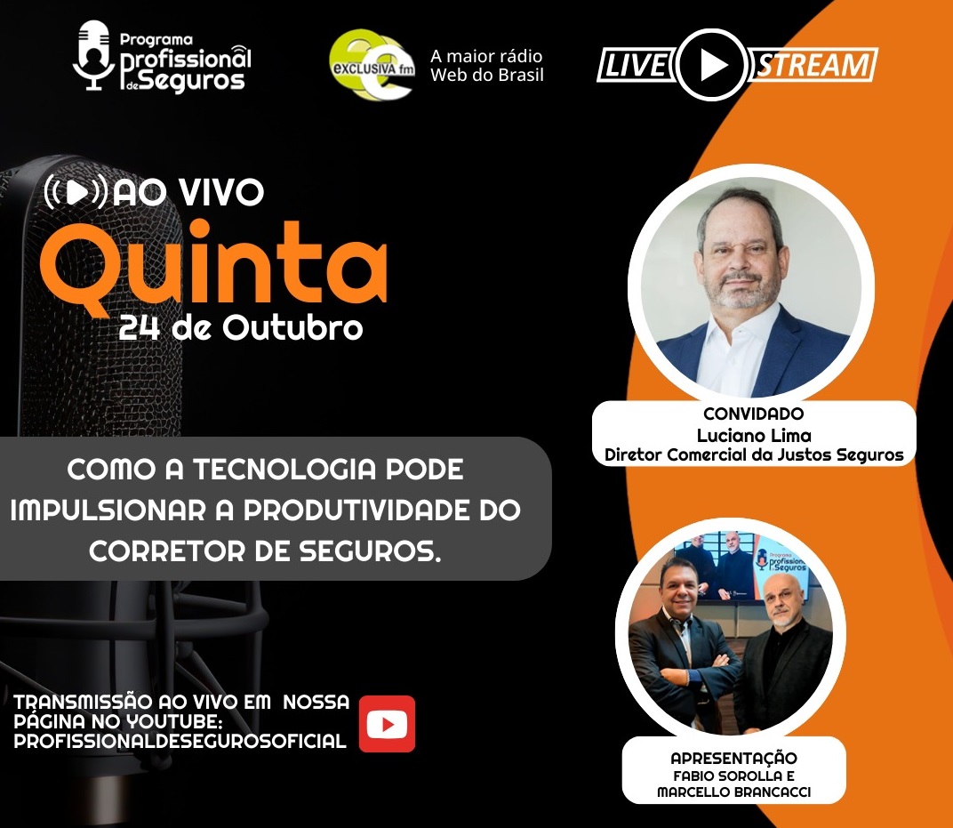 Justos Seguros aborda a importância do canal corretor no programa Profissional de Seguros