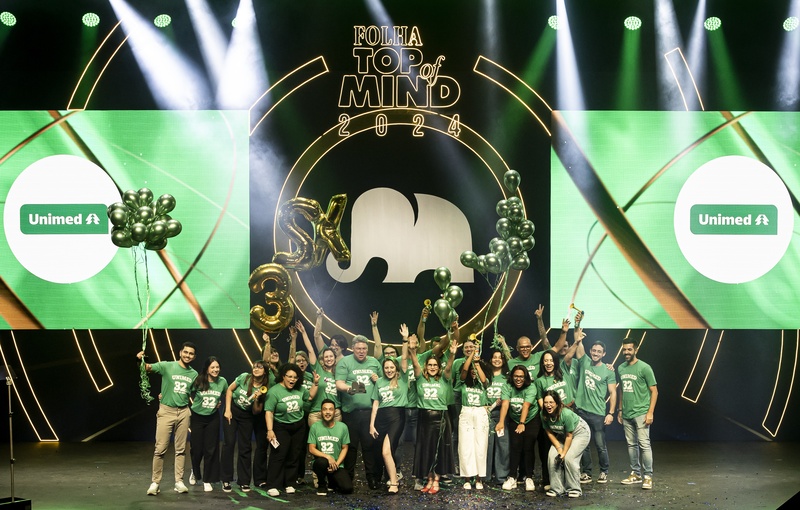 Unimed é o plano de saúde mais lembrado pelos brasileiros há 32 anos