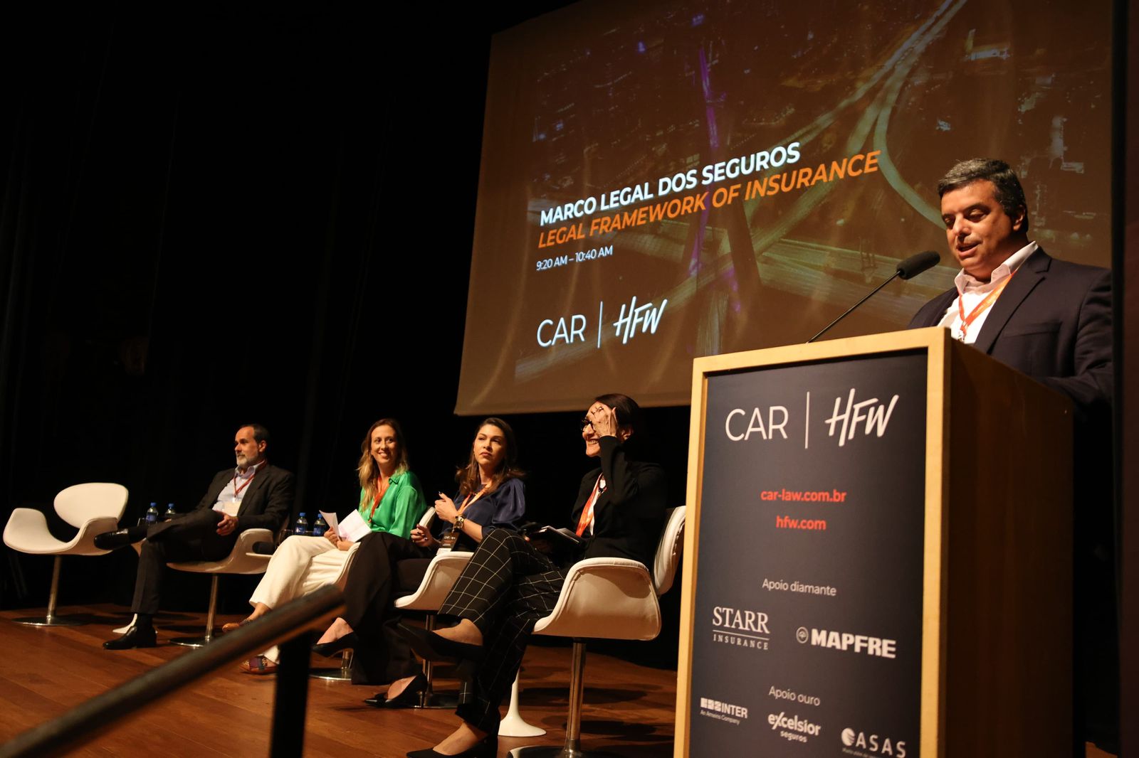 Evento da CAR Advogados promoveu o diálogo e troca de ideias entre players do mercado de seguros