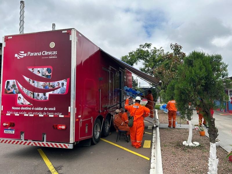 Ambulatório móvel percorre empresas para auxiliar trabalhadores na prevenção contra o câncer de próstata
