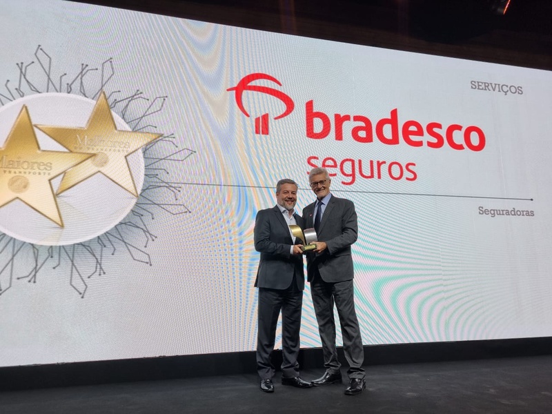 Bradesco Seguros é premiada como melhor seguradora no Maiores e Melhores do Transporte