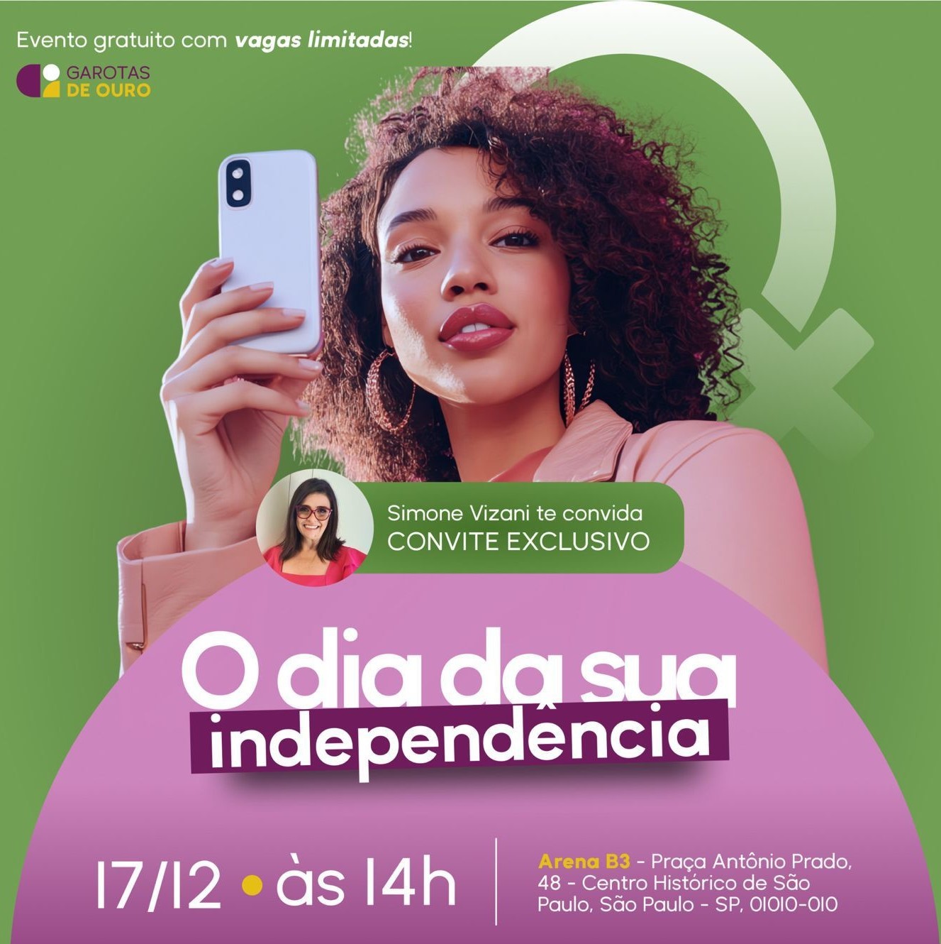 Evento celebra a autonomia financeira e emocional das mulheres