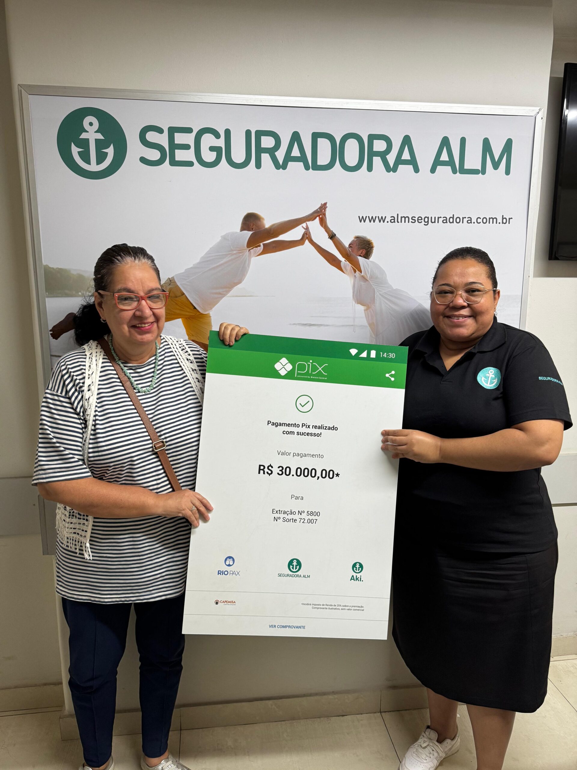 PIX Premiado contempla novo beneficiário da Seguradora ALM