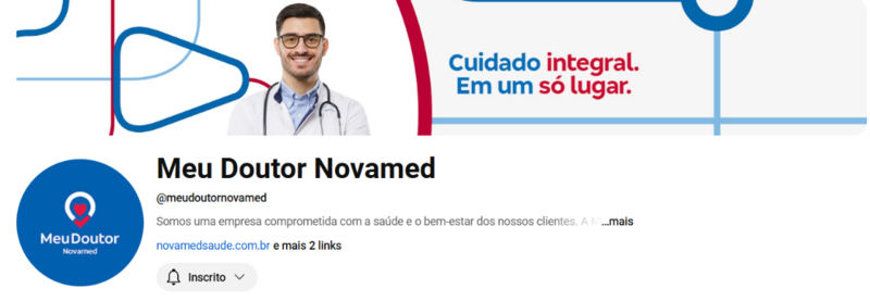 Meu Doutor Novamed e Mediservice estreiam canais no Youtube