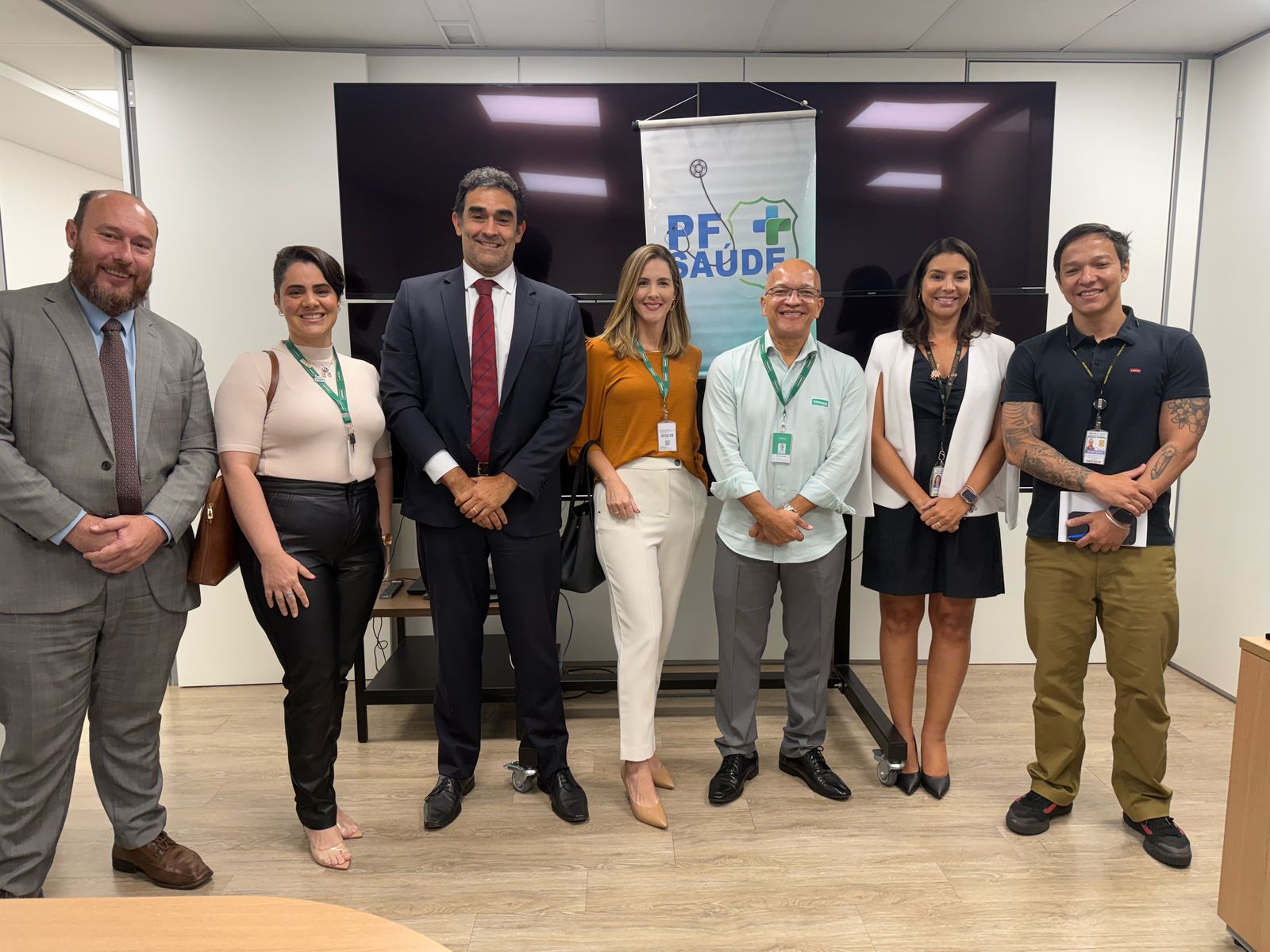 Direção da PF Saúde recebe executivos da Unimed Nacional, que responde pela assistência médica de 30% dos servidores