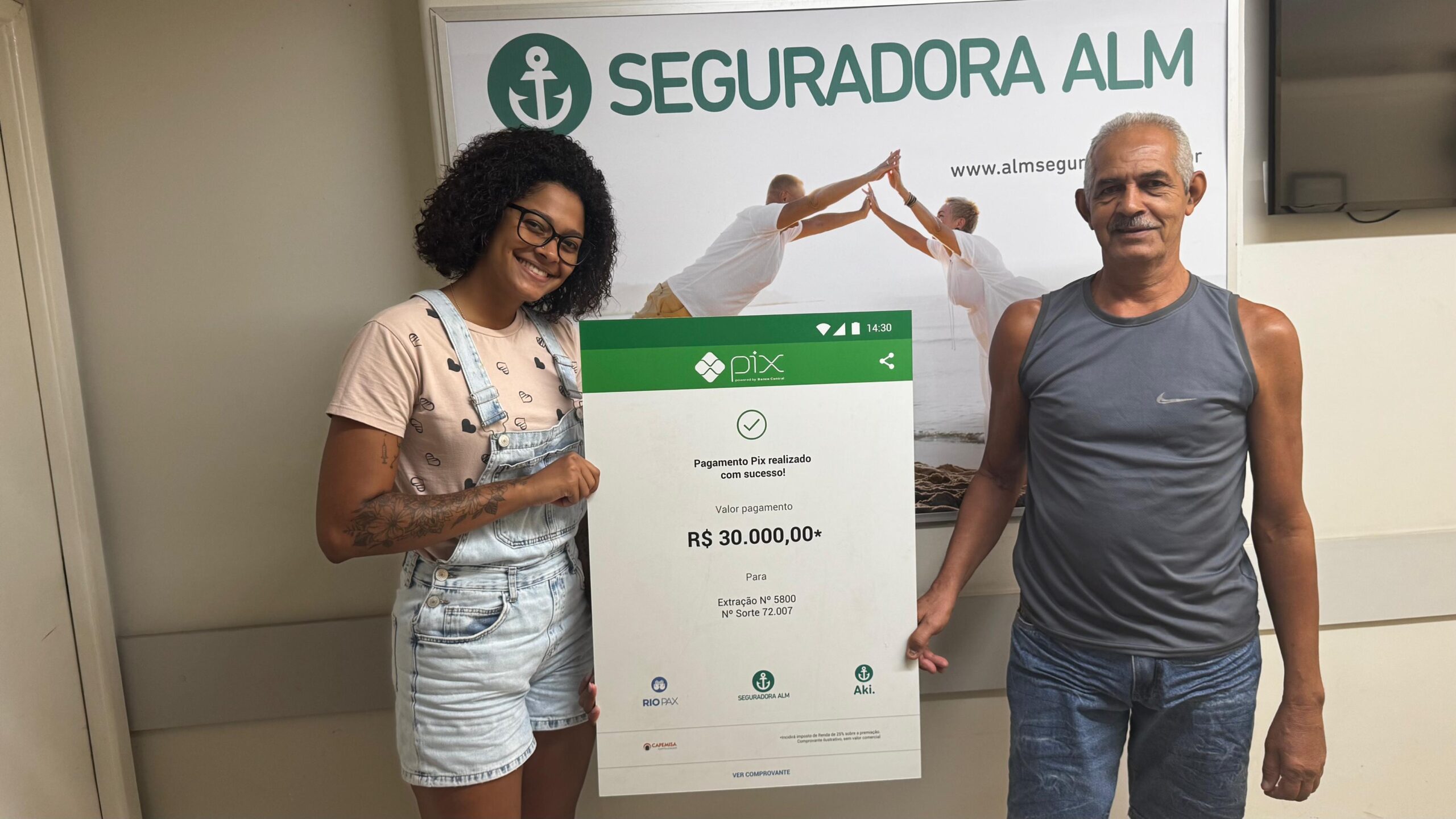 PIX Premiado contempla novo beneficiário da Seguradora ALM