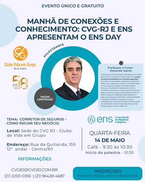 CVG-RJ e ENS realizam o “ENS Day”