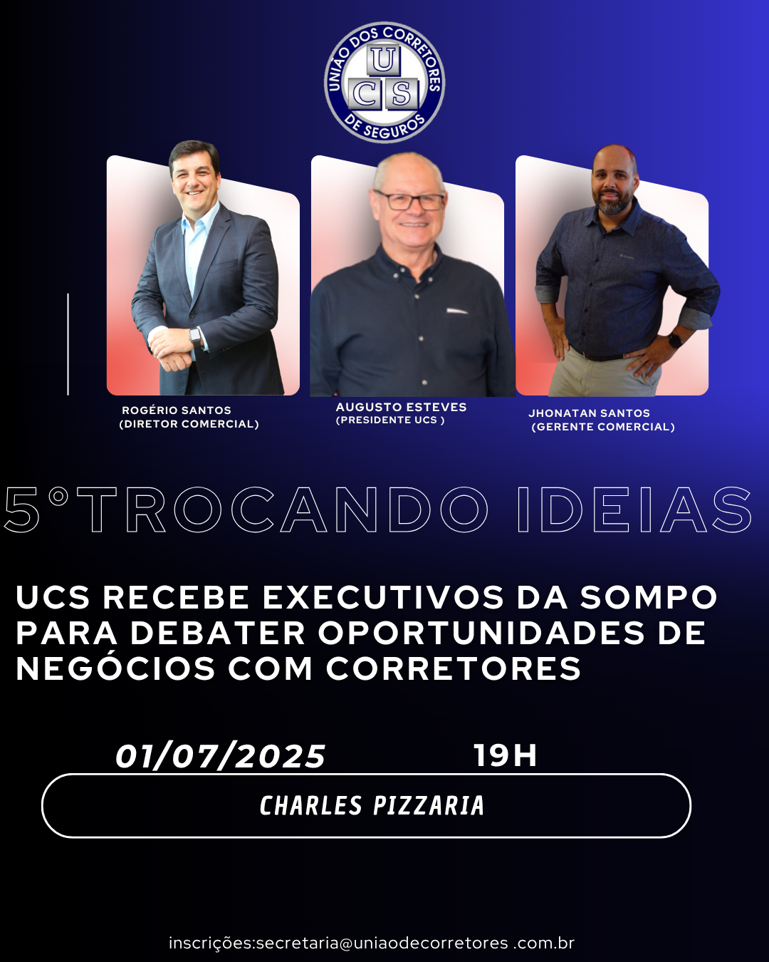 UCS recebe executivos da Sompo para debater oportunidades de negócios com corretores.
