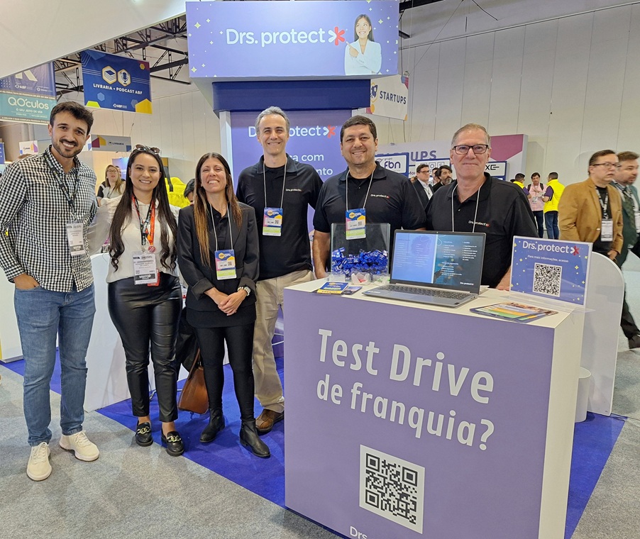 Drs. protect impulsiona expansão com Test Drive de franquia de seguros na ABF Franchising Expo