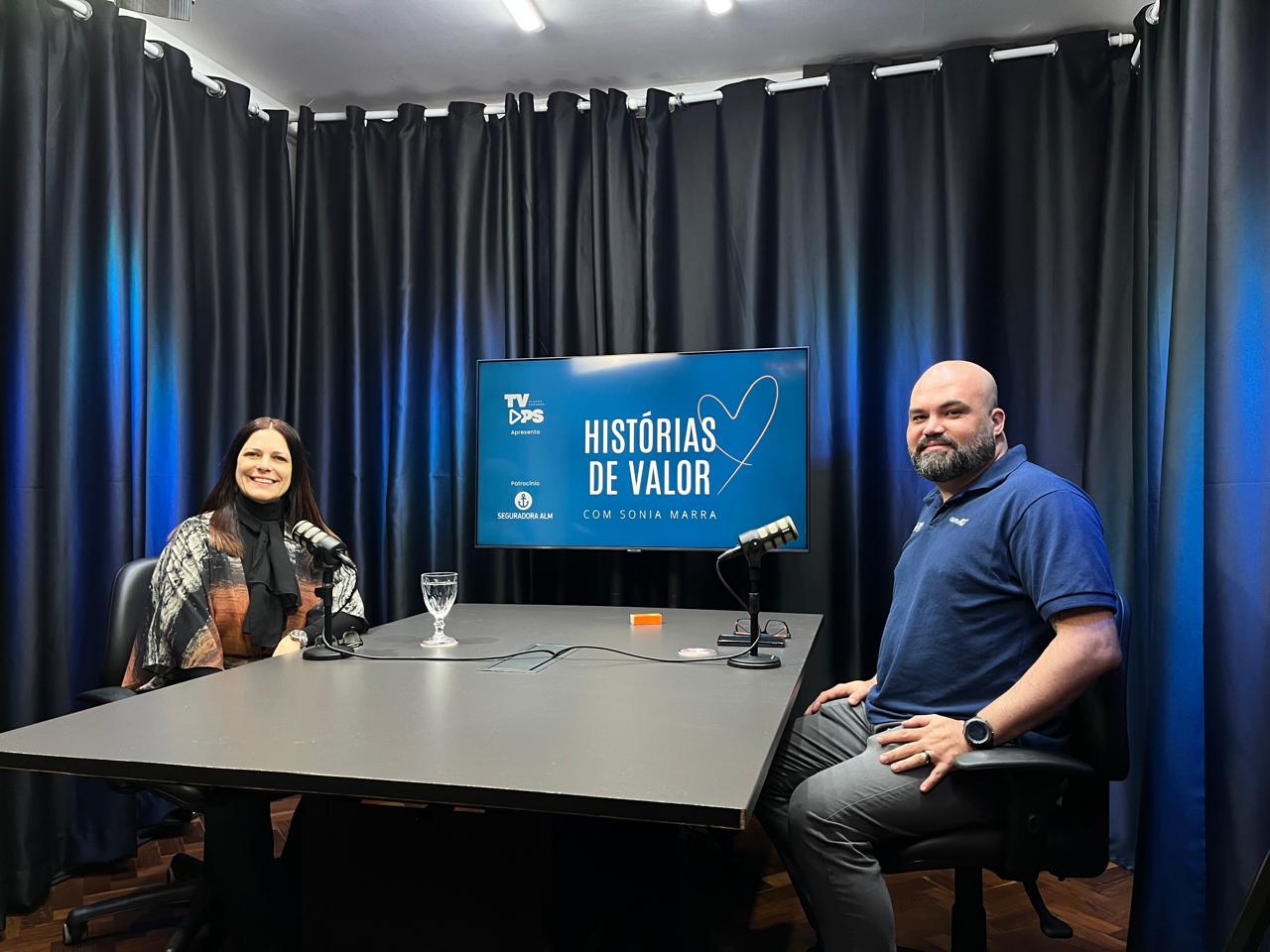 Fabio Izoton no programa Histórias de Valor