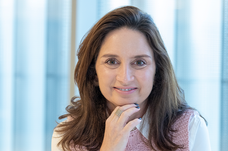 Andrea Carrasco, superintendente sênior de Recursos Humanos do Grupo Bradesco Seguros