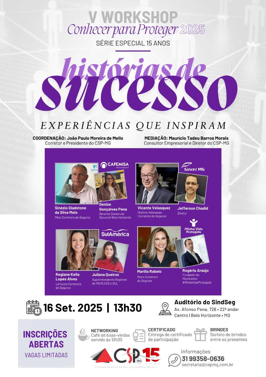 CSP-MG promove workshop com foco no papel dos corretores