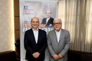 Edson Franco, presidente da FenaPrevi, e João Paulo Moreira de Mello, presidente do CSP-MG