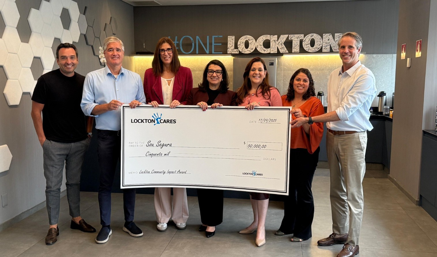 Sou Segura oferecerá bolsa de MBA com recursos de prêmio internacional da Lockton Cares