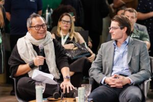 Butch Bacani em fala no último painel