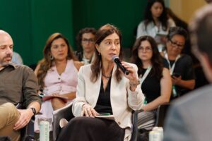 Claudia Prates encerrou o painel do último dia de atividades da Casa do Seguro