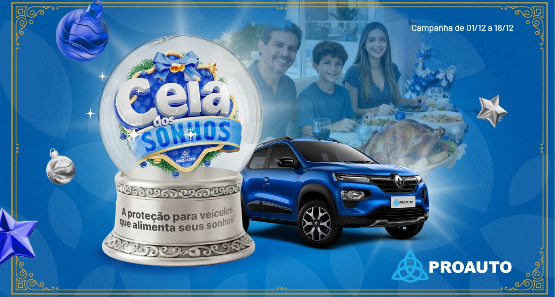 PROAUTO lança campanha “Ceia dos Sonhos” e sorteia R$1 mil em cartão-presente