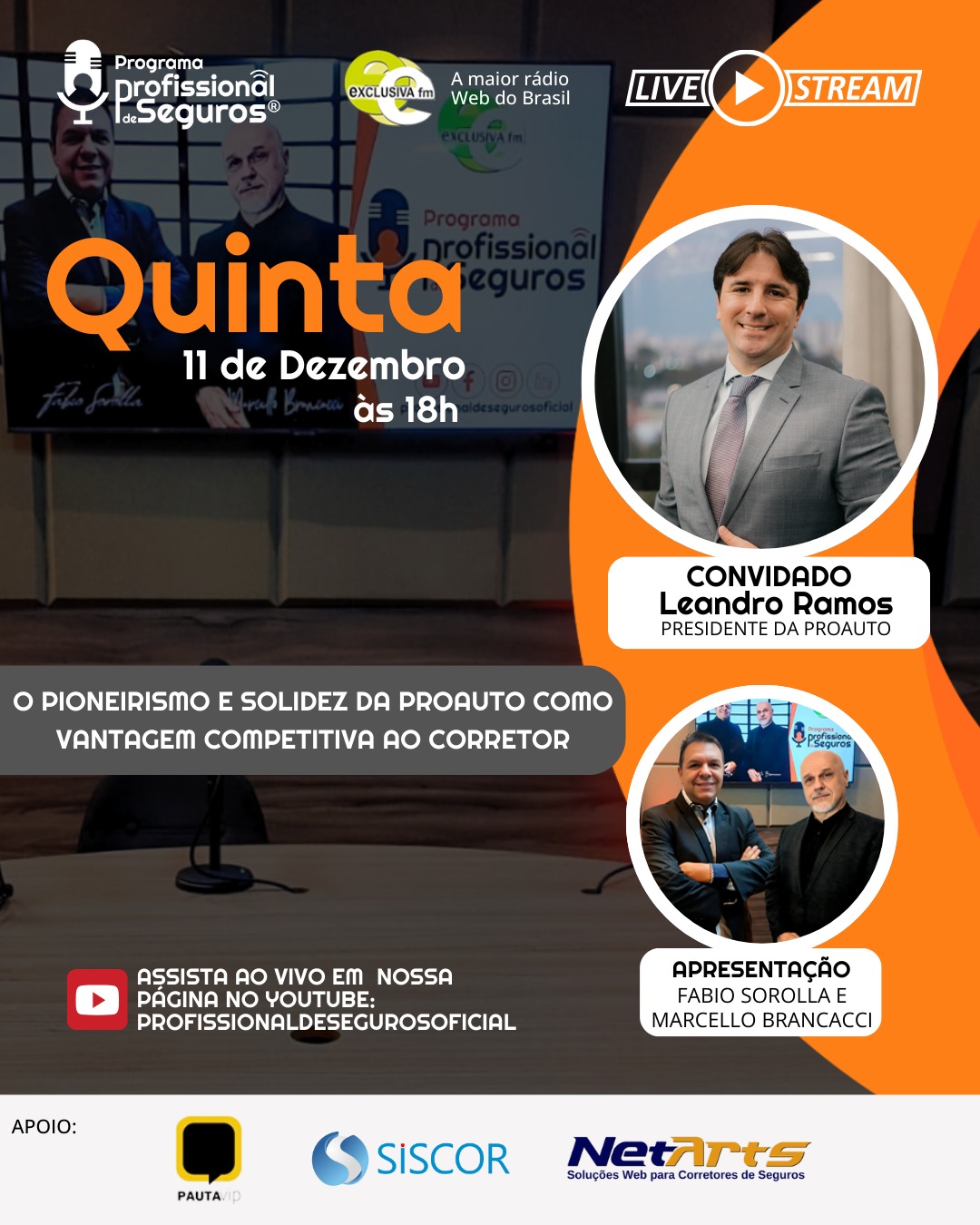 Programa Profissional de Seguros recebe presidente da PROAUTO