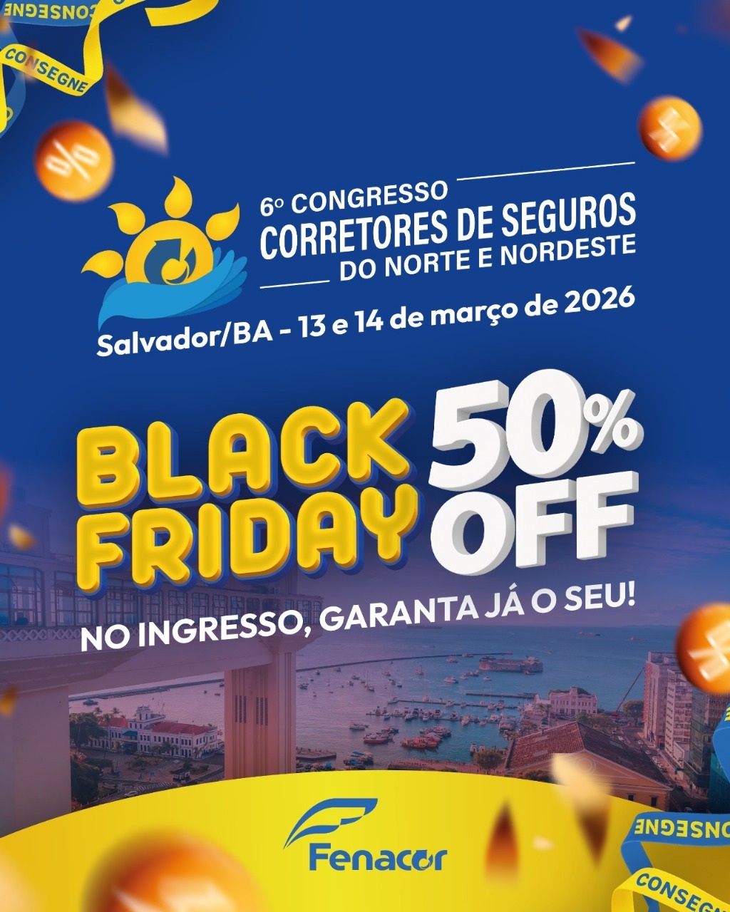 ConsegNNE: Black Friday garante descontaço na inscrição
